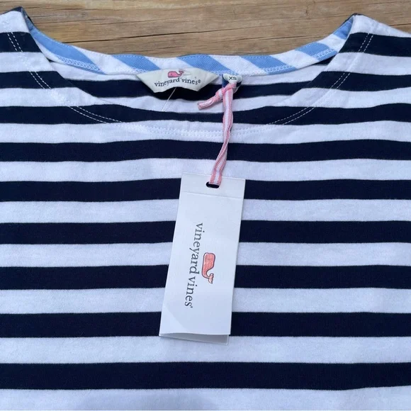 Vineyard Vines Deep Bay Stripped Long Sleeved Top - Picture 3 of 4